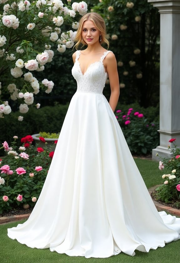 a line dresses for curves