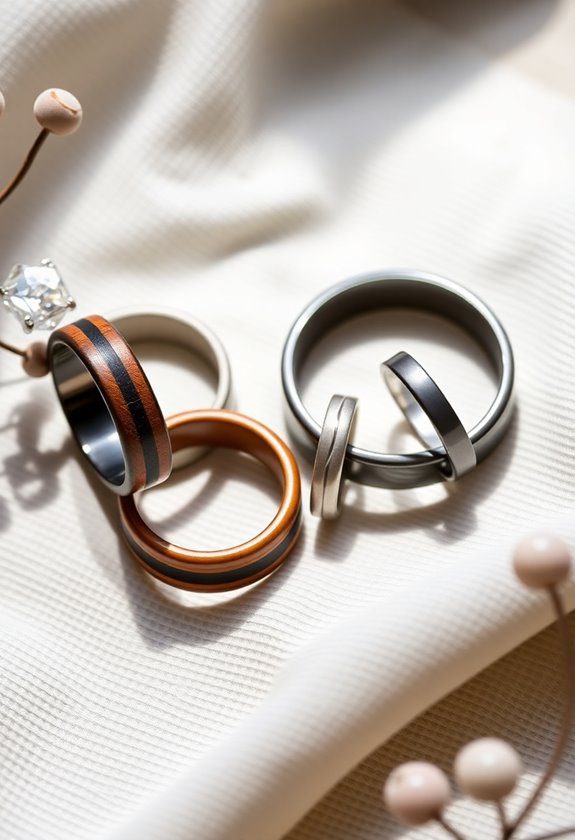 alternative wedding ring materials