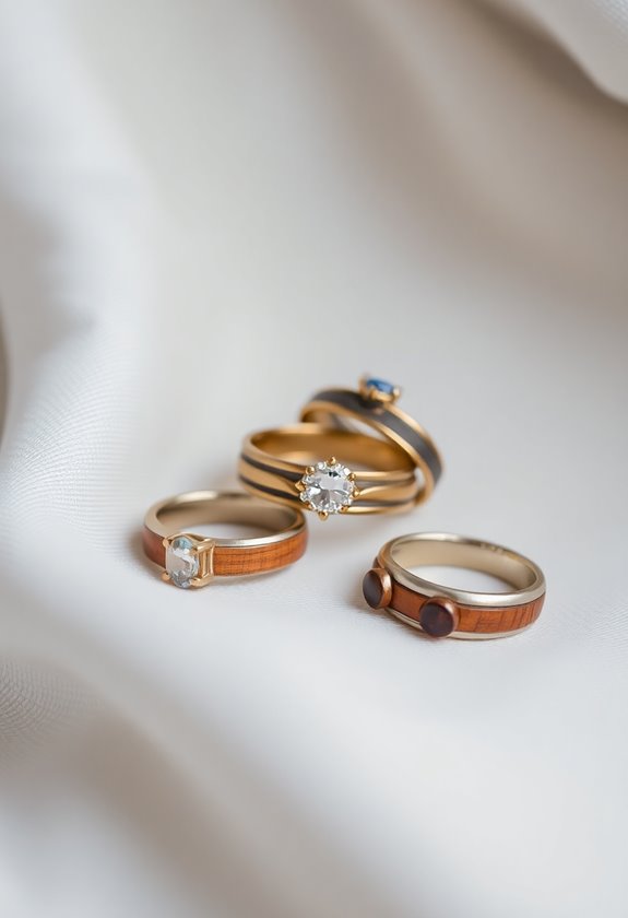 alternative wedding ring materials