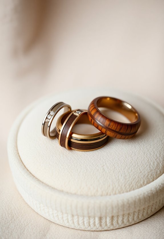 alternative wedding ring materials