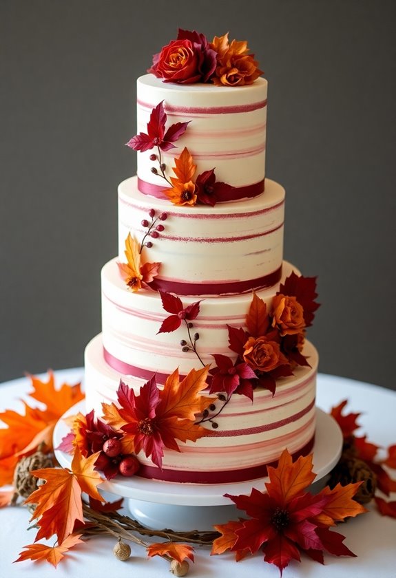 autumn wedding color palette