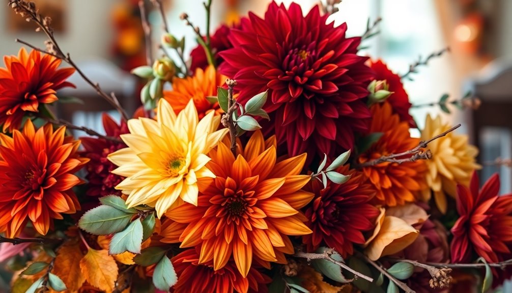 autumn wedding flower considerations