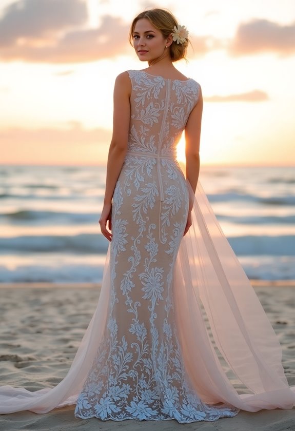 beach wedding dress trends