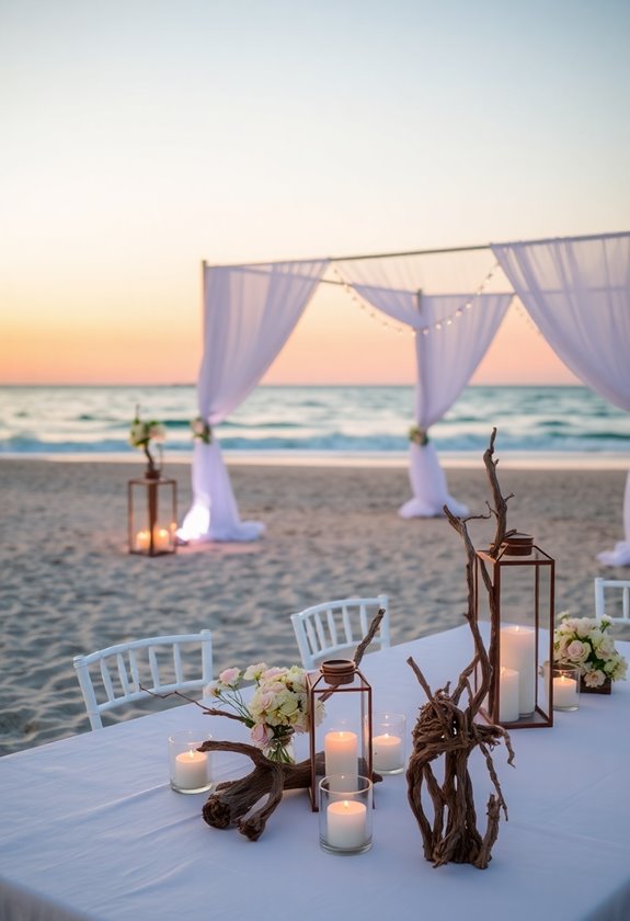 beach wedding summer vibes