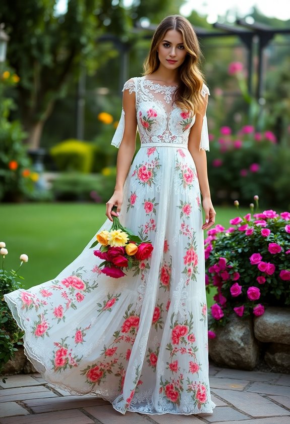 bohemian floral maxi elegance