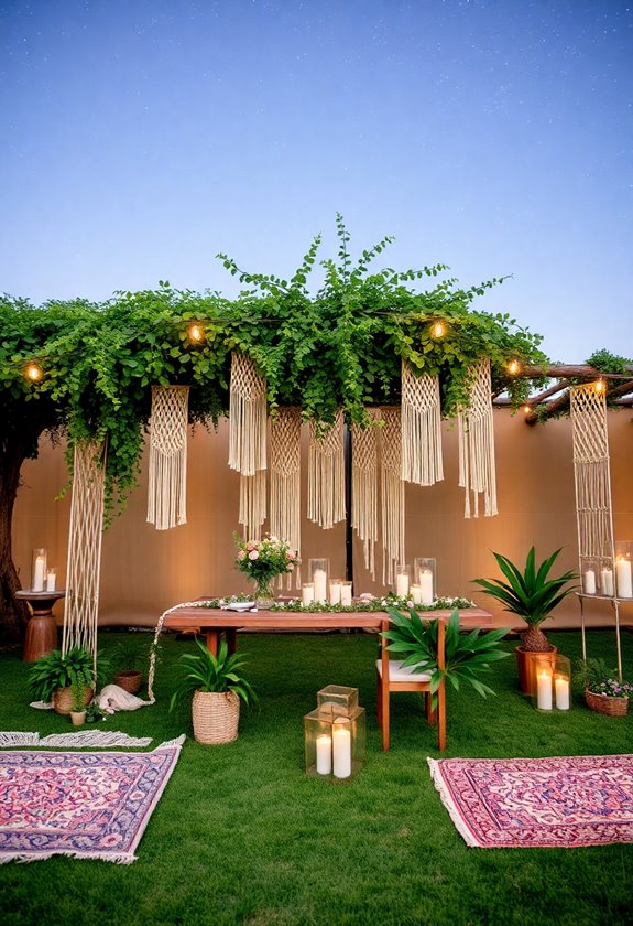 bohemian outdoor wedding vibes