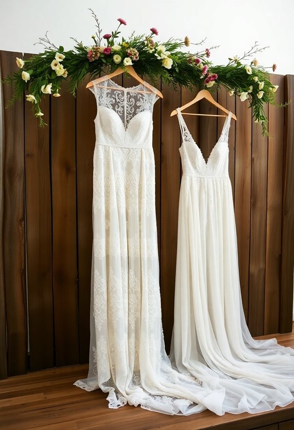 bohemian wedding dress styles