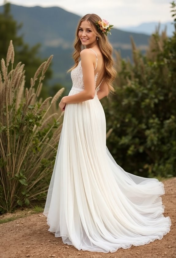boho chic eco friendly gown