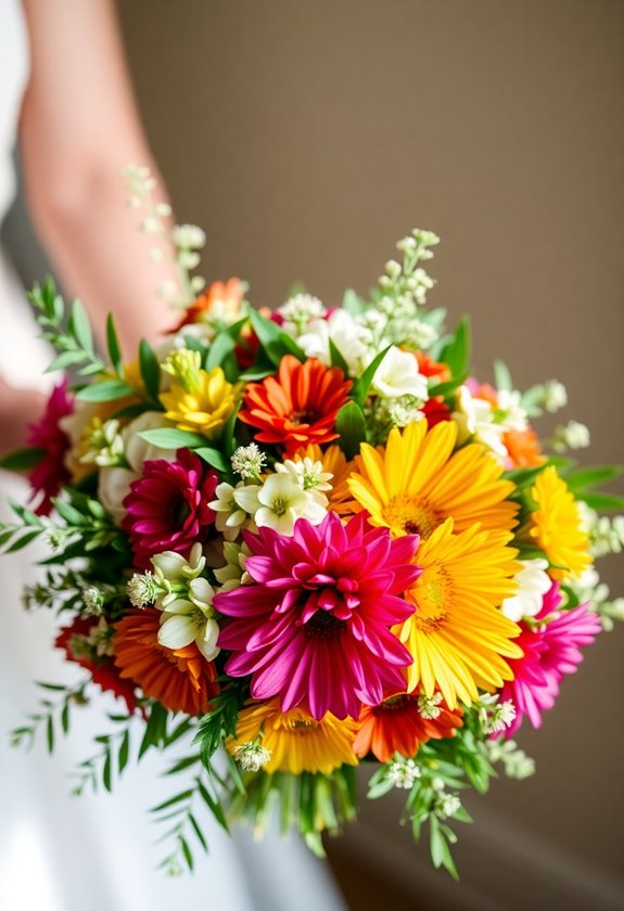 bold focal flowers enhance