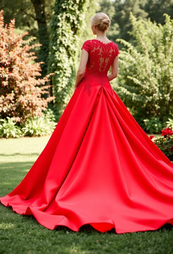 bold red wedding elegance