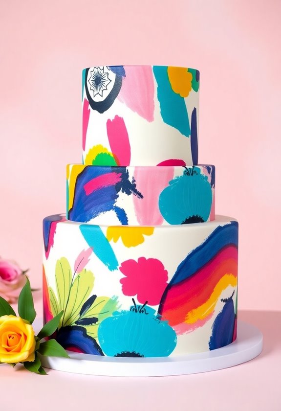 bold textures enhance cakes