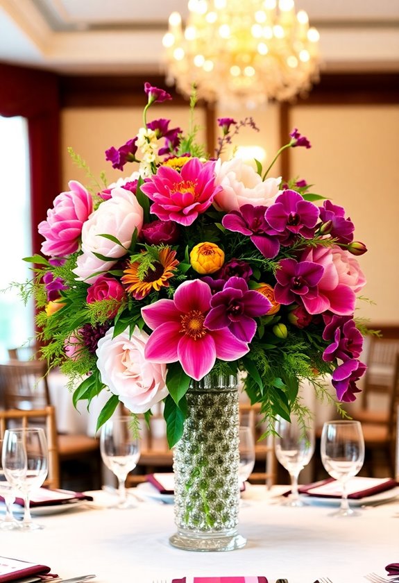 bold vibrant wedding colors