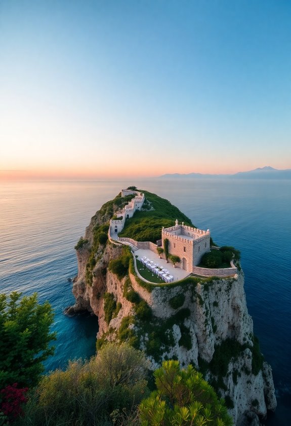 breathtaking clifftop wedding venue