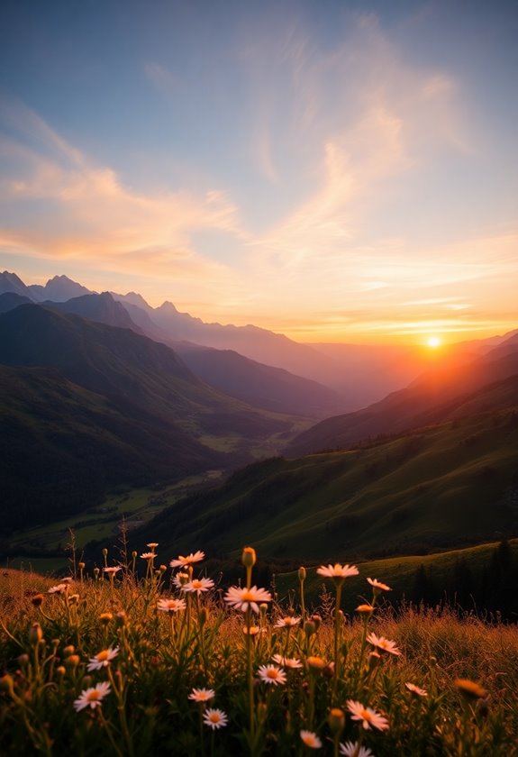 breathtaking mountain wedding backdrop