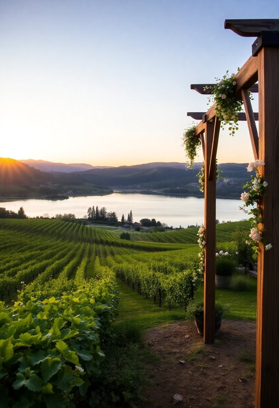 breathtaking views picturesque wedding