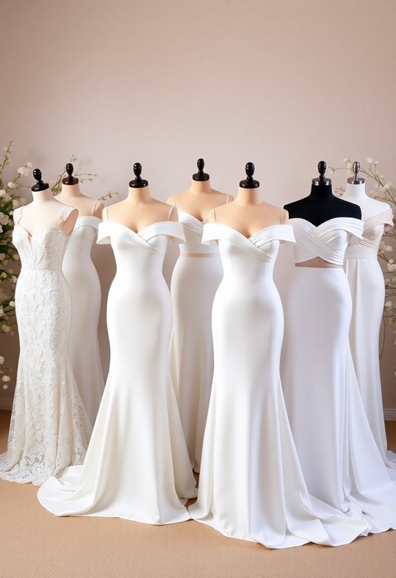 bridal gown body shape