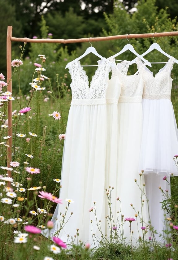 casual short bridal gowns