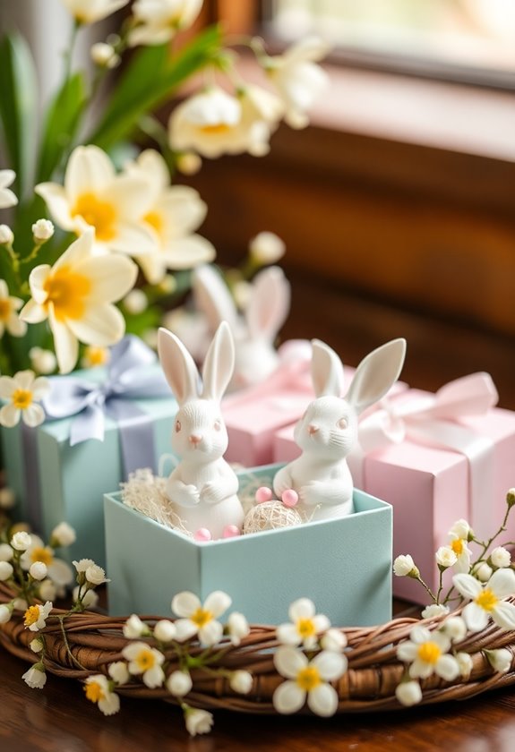 charming bunny wedding favors