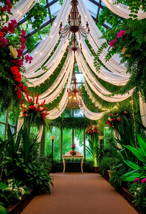 charming indoor garden wedding venues