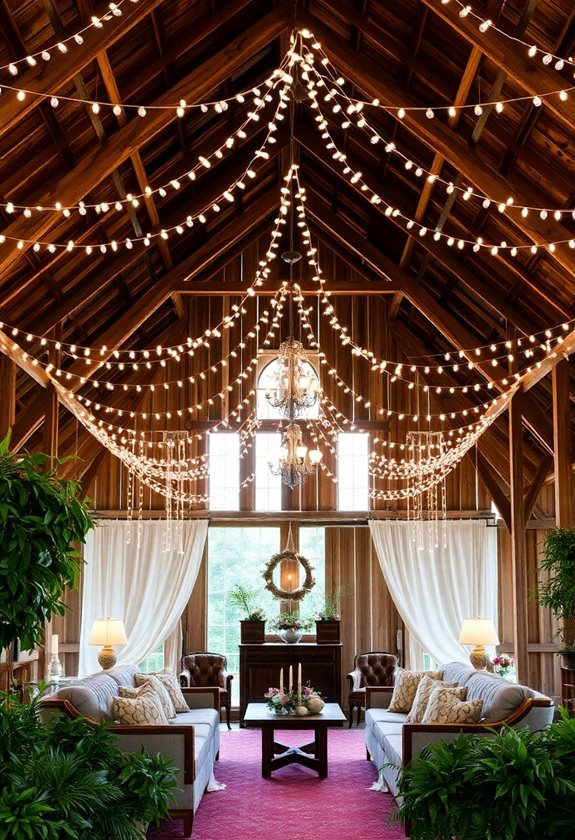 charming rustic barn atmosphere