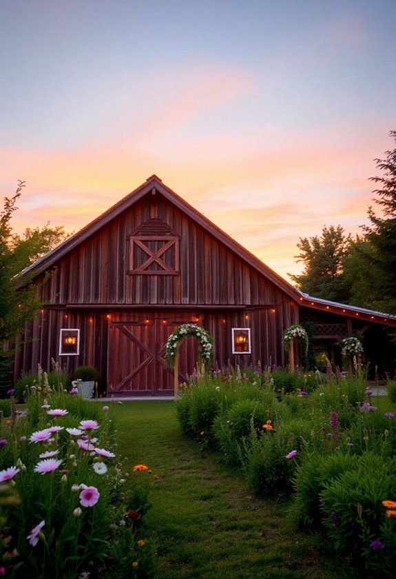 charming rustic wedding venue