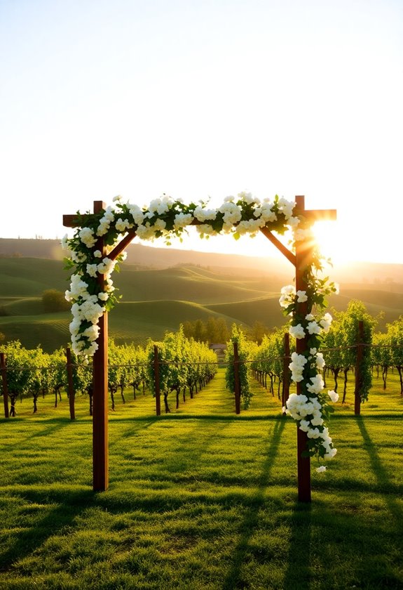 charming vineyard wedding venue