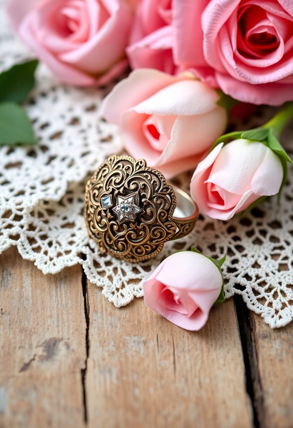 charming vintage wedding rings