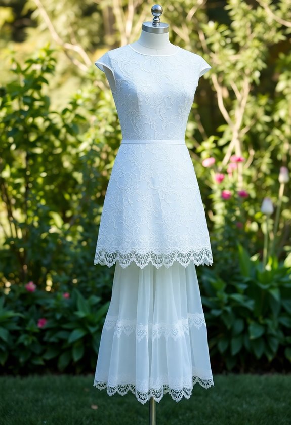 chic short lace dress