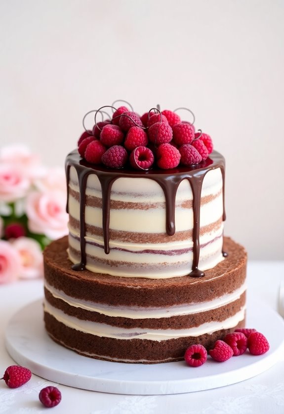chocolate raspberry cake delight