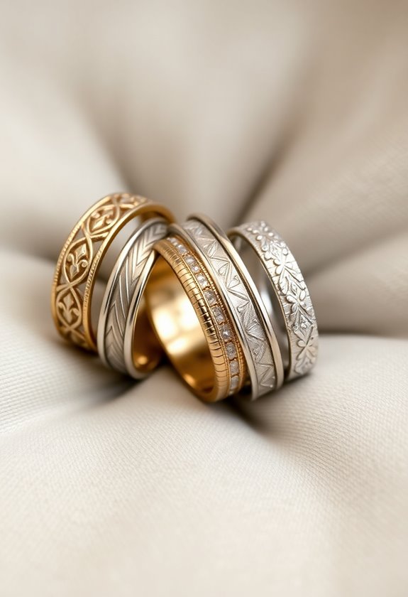 choose wedding band materials