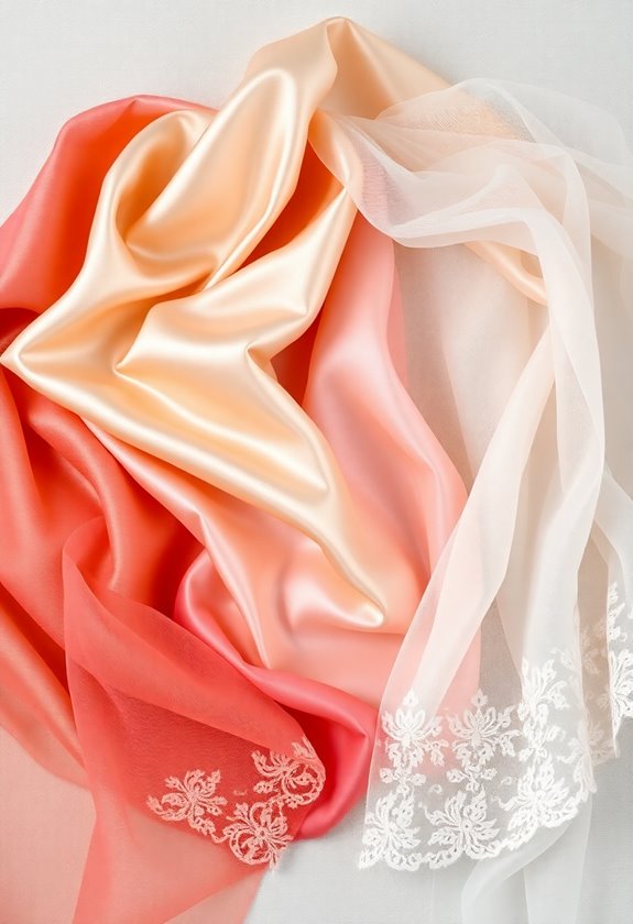 choosing a line gown fabrics