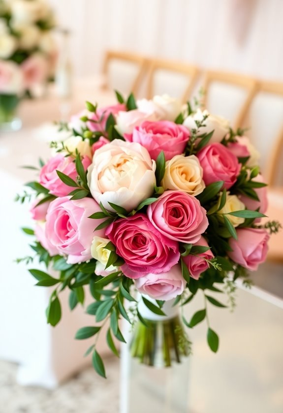 choosing ideal wedding blooms