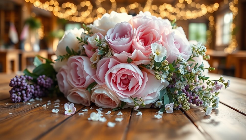 choosing pastel wedding flowers