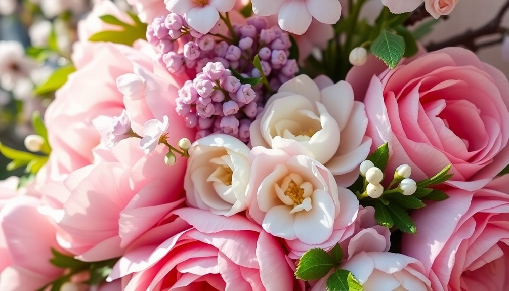 choosing pastel wedding flowers