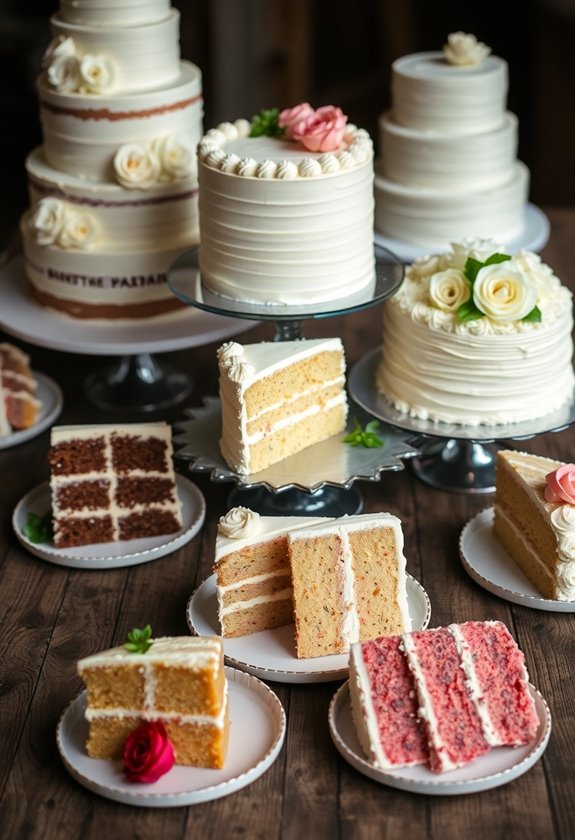 choosing perfect wedding cake flavors
