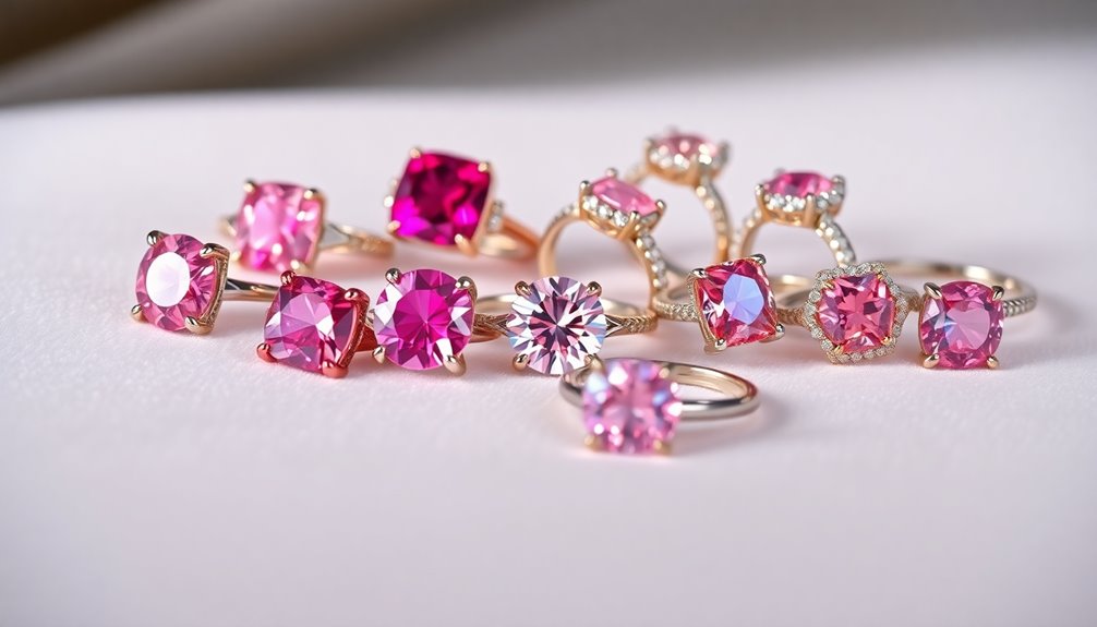 choosing pink diamond rings