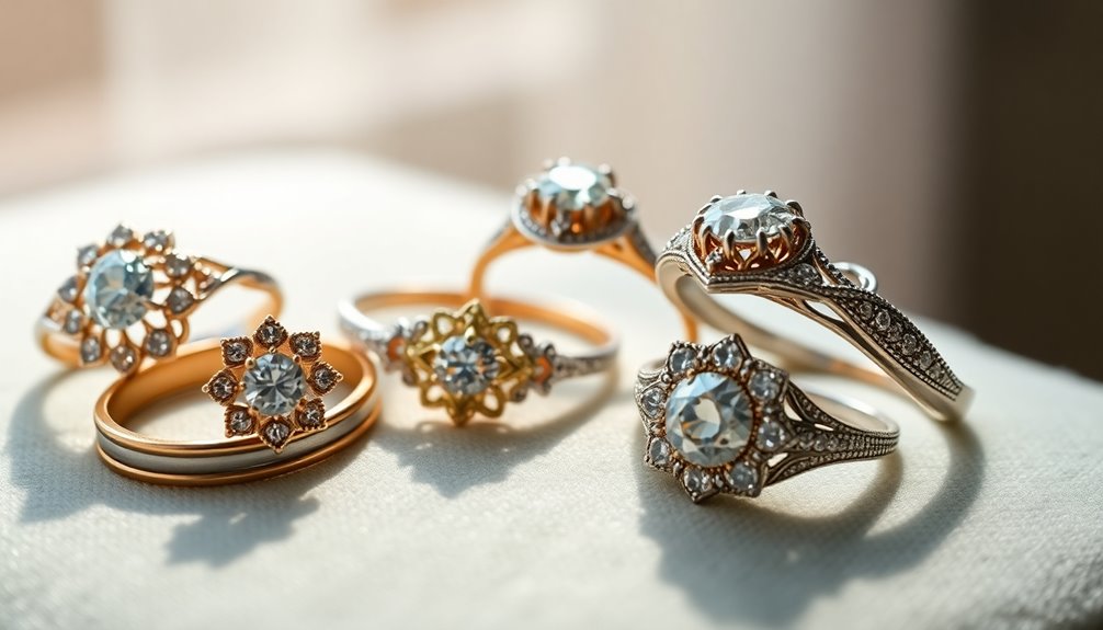 choosing vintage wedding rings