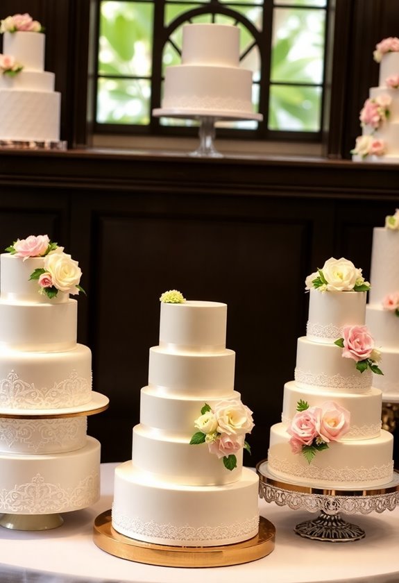 choosing wedding cake shape