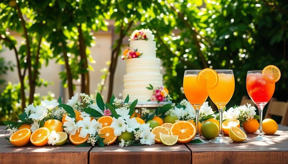 citrus inspired summer wedding ideas