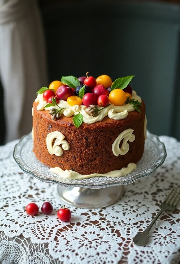 classic fruitcake wedding choice