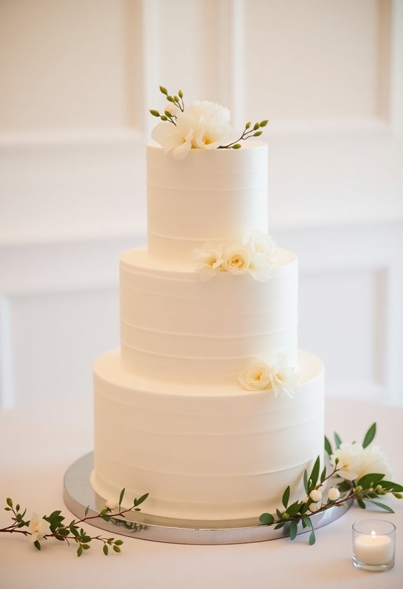 classic vanilla wedding delight