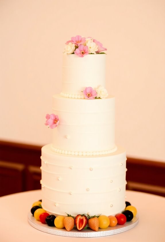 classic wedding cake flavors