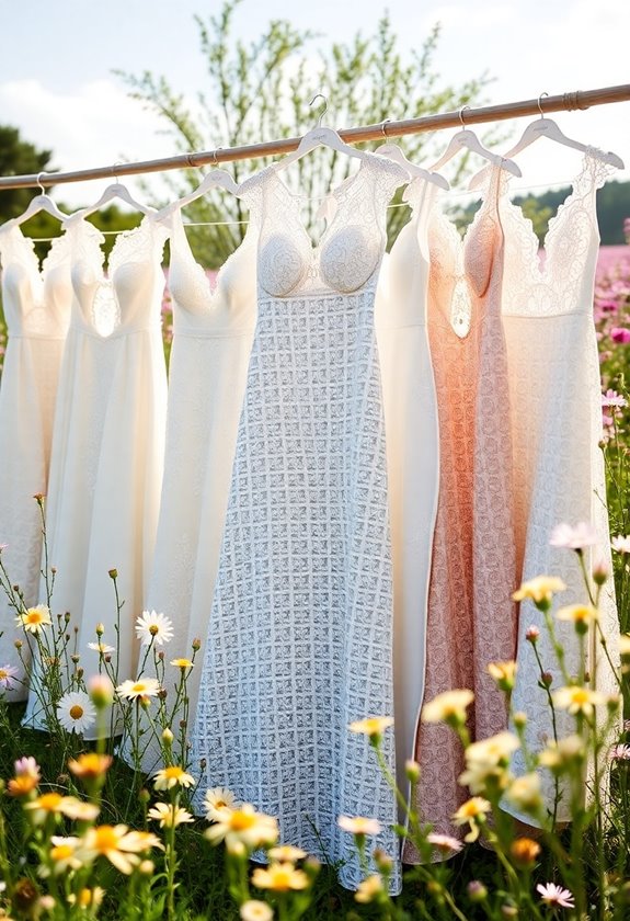 colorful lace gown choices