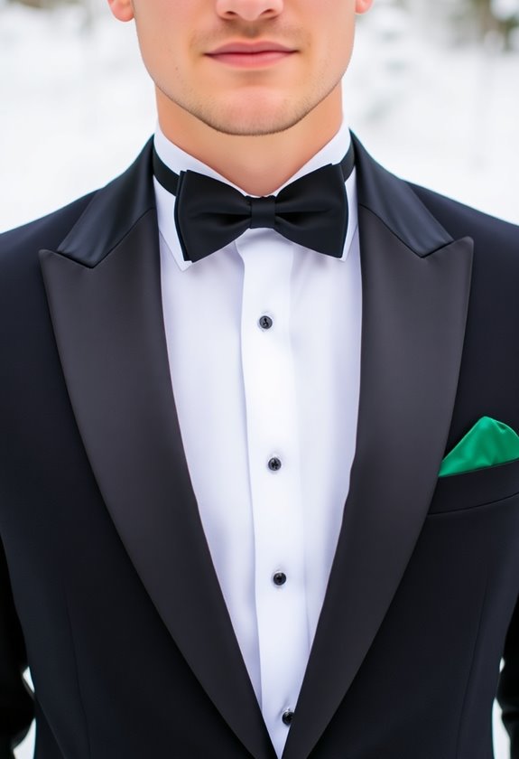 colorful tuxedo accents ideas