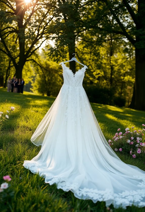 comfortable and movable wedding dress