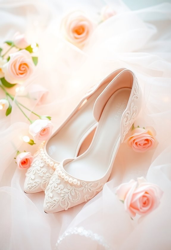 comfortable dreamy wedding footwear