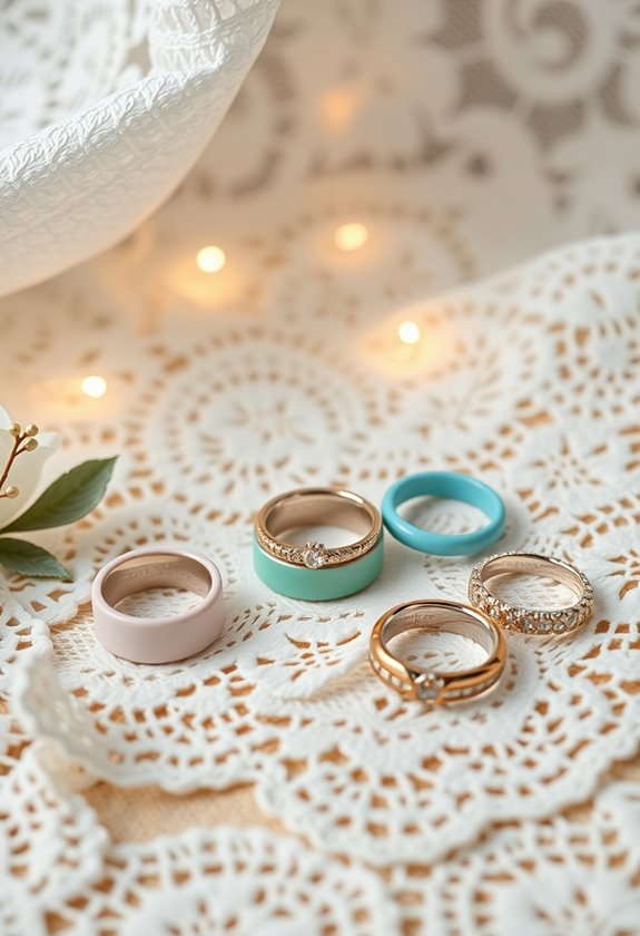 comfortable safe silicone rings