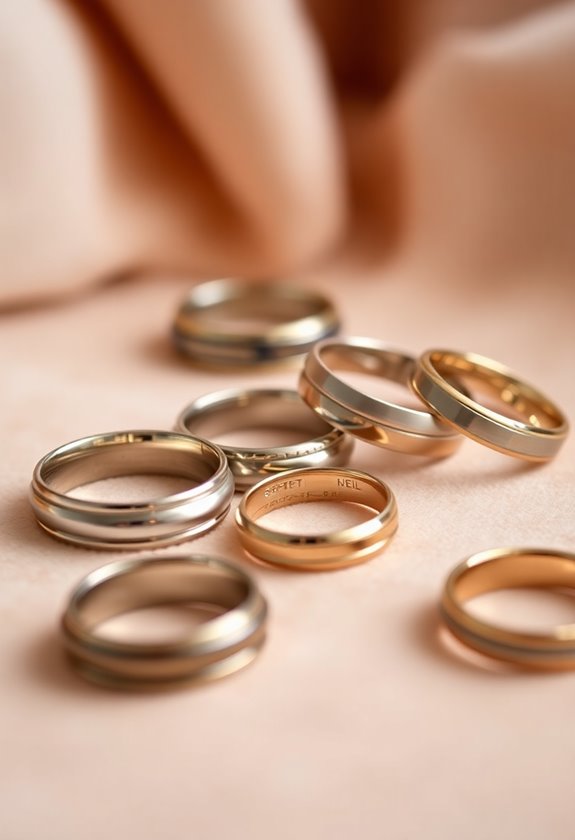 comfortable stylish wedding bands