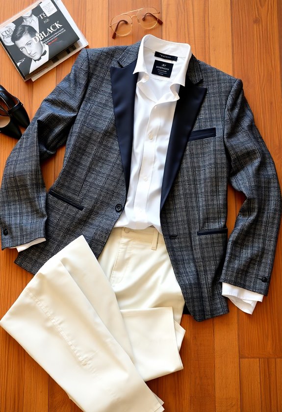 comfortable yet stylish tuxedo