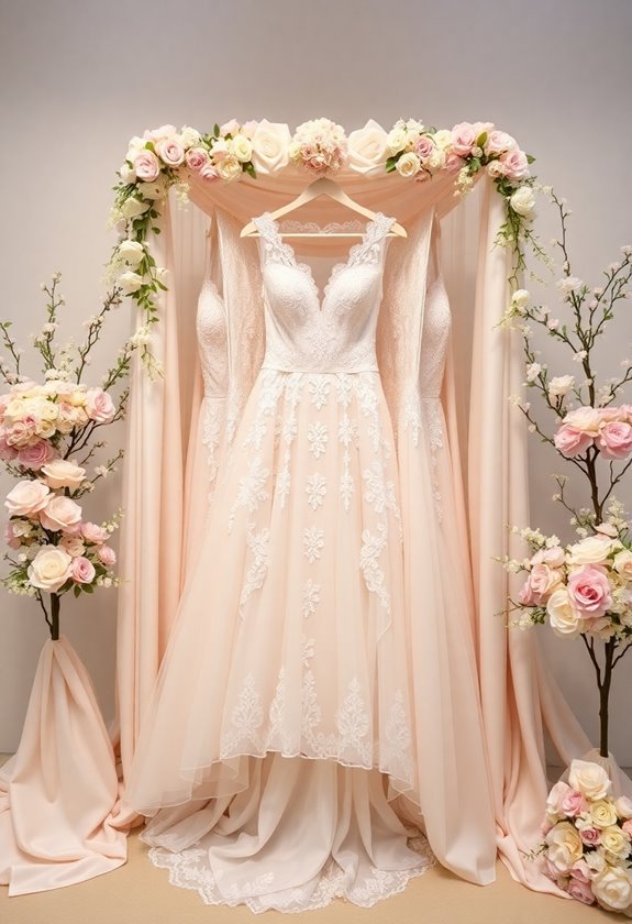 confident plus size wedding shopping